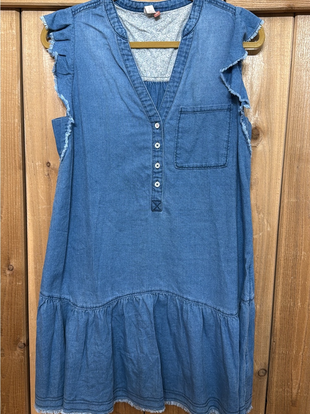 Anthropologie Pilcro Tunic Denim Dress XS